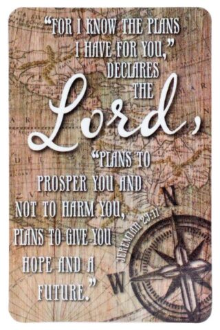 603799365550 Jeremiah 29:11 Pocket Card