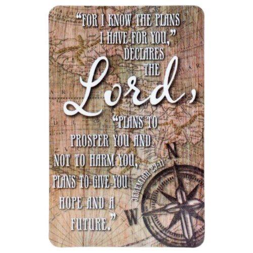 603799365550 Jeremiah 29:11 Pocket Card