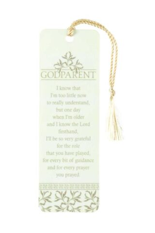 603799366724 Godparent Tassel Bookmark