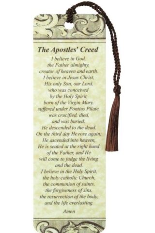 603799422840 Apostles Creed Tassel Bookmark