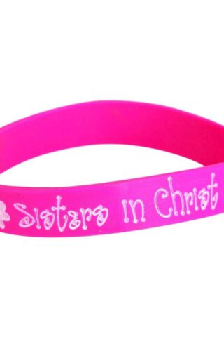 603799509916 Sisters In Christ Silicone (Bracelet/Wristband)