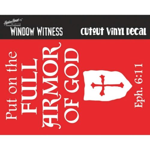 603799519410 Full Armor Of God Window Sticker (Bumper Sticker)