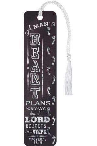 603799530804 Mans Heart Tassel Bookmark