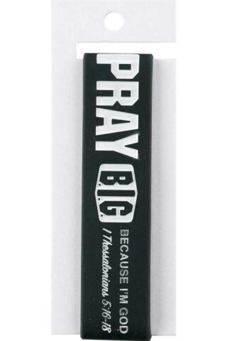 603799534796 Pray Big Silicone (Bracelet/Wristband)