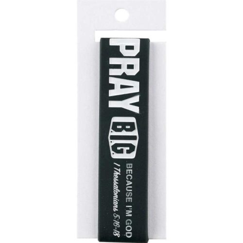 603799534796 Pray Big Silicone (Bracelet/Wristband)