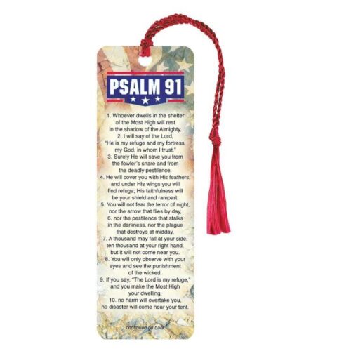 603799585903 Military Psalm 91 Tassel Bookmark