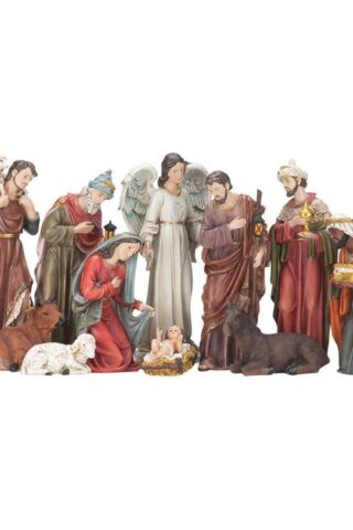 603799590440 Nativity Figures With Removable Baby