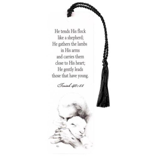 603799592451 Jesus And The Lamb Tassel Bookmark