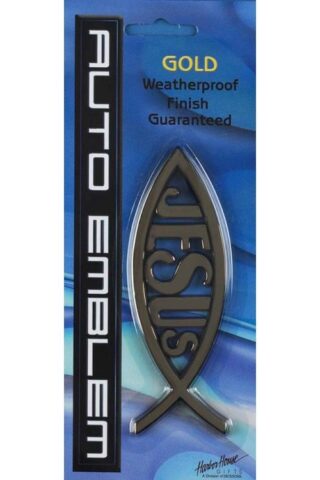 608200010029 Jesus Fish Auto Emblem