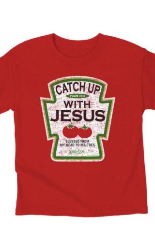 612978374740 Catch Up With Jesus (4T (4 years) T-Shirt)