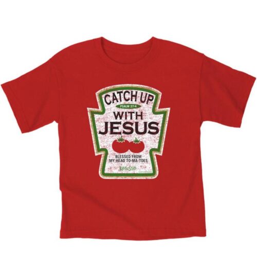 612978376287 Catch Up With Jesus (Medium T-Shirt)