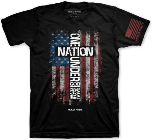 612978569306 Hold Fast One Nation Under God (Small T-Shirt)