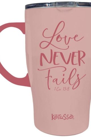 612978632321 Love Never Fails Mug With Handle