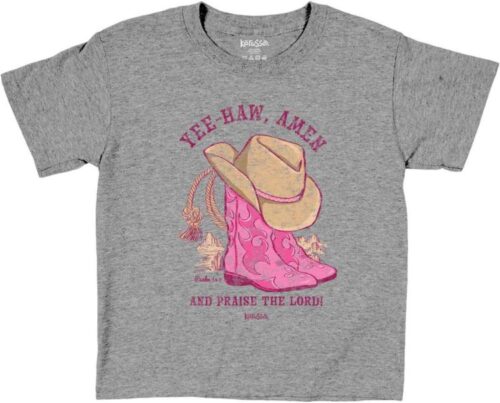 612978635049 Kerusso Kids Yee Haw Amen (Large T-Shirt)