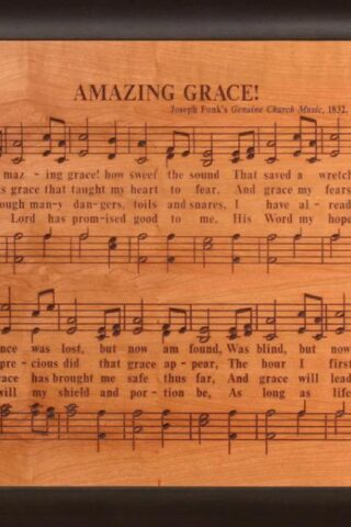 656200121757 Amazing Grace Framed Carving