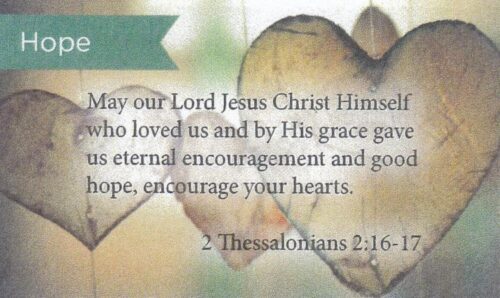 657664864075 Hope Pass Along Scripture Card