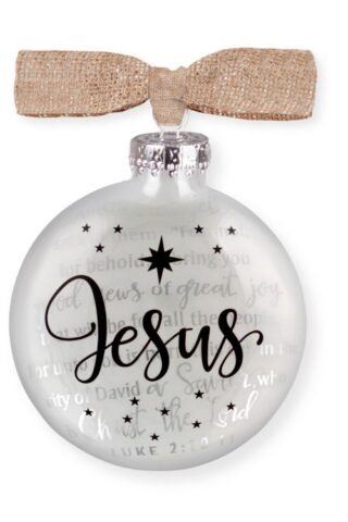 667665126577 Jesus Silhouette (Ornament)