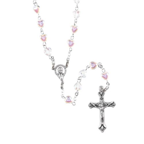 714611135913 Crystal Heart Beads (Rosary)