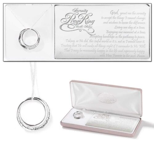 714611140832 Serenity Prayer Ring Double Mobius