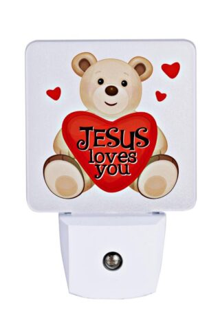 737682021305 Jesus Loves You Bear Nightlight