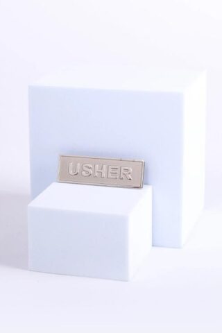 788200806430 Usher Metal Badge