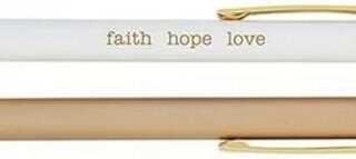 886083952746 Faith Hope Love Pen Set