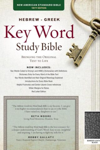 9781617159855 Hebrew Greek Key Word Study Bible