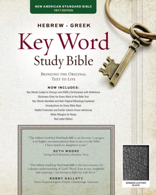 9781617159855 Hebrew Greek Key Word Study Bible