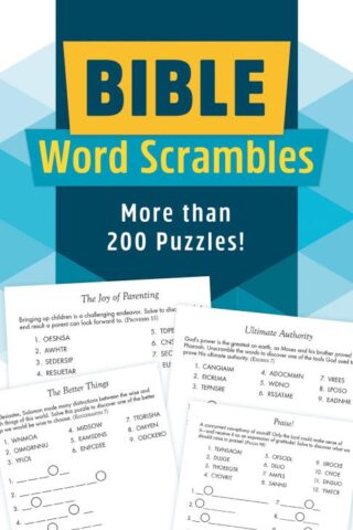 9781636099705 Bible Word Scrambles