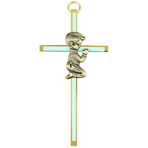 603799271400 Praying Boy Cross