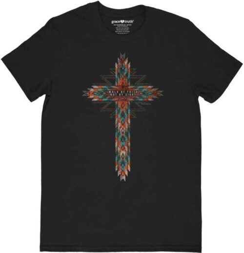 612978596807 Grace And Truth Southwestern Cross (Large T-Shirt)