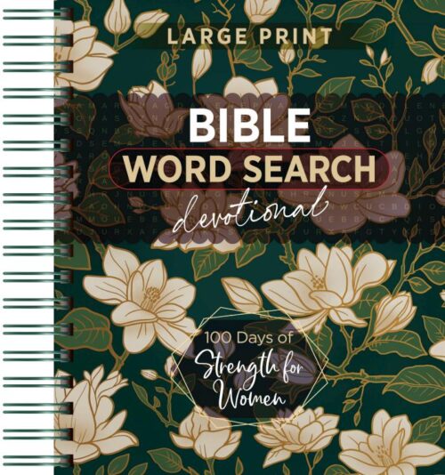 9781424569786 100 Days Of Strength For Women Bible Word Search Devotional (Large Type)