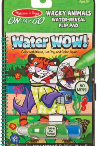 0000772094641 On The Go Water Wow Wacky Animals