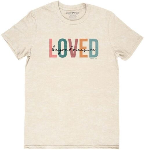 612978644959 Grace And Truth Loved Beyond Measure (Small T-Shirt)