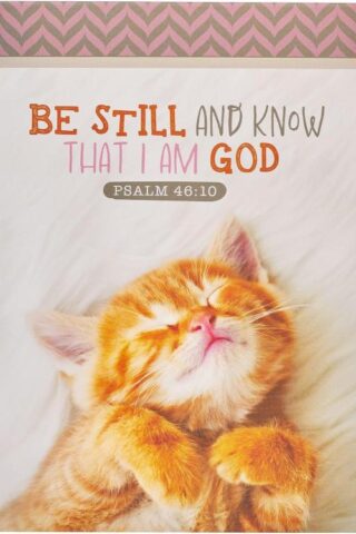 6006937160842 Small Handy Scripture Notepad for Women: Be Still & Know - Psalm 46:10 Inspirati