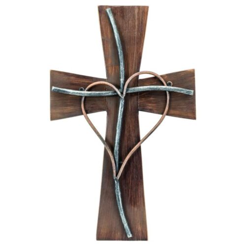 603799362139 Wood And Metal Cross