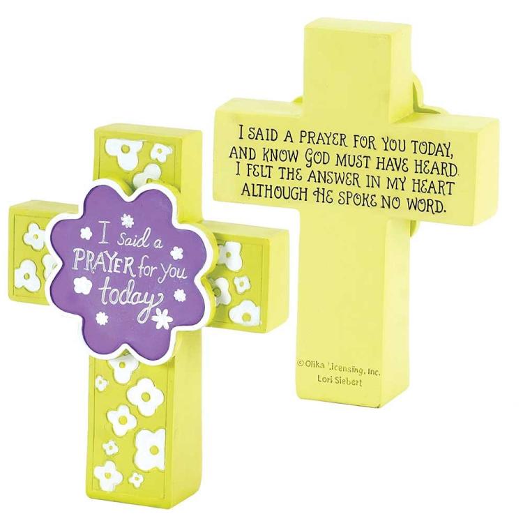 603799084406 I Said A Prayer Tabletop Cross
