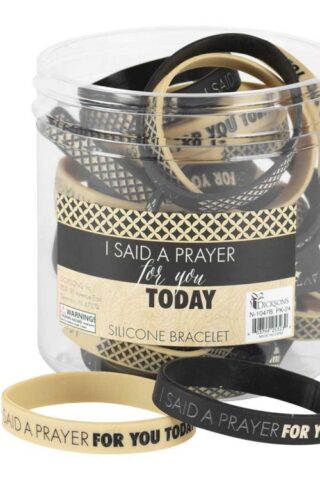 603799253239 I Said A Prayer For You Silicone (Bracelet/Wristband)