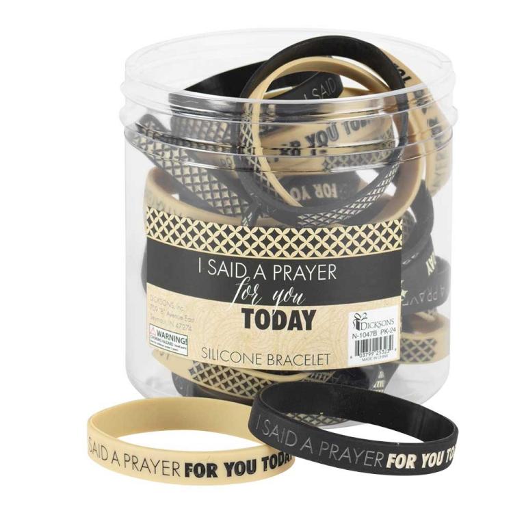 603799253239 I Said A Prayer For You Silicone (Bracelet/Wristband)