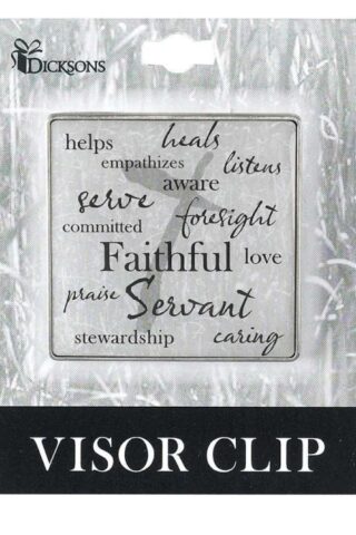 603799579278 Faithful Servant Visor Clip