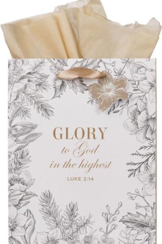 1220000327047 Medium Portrait Inspirational Christmas Gift Bag