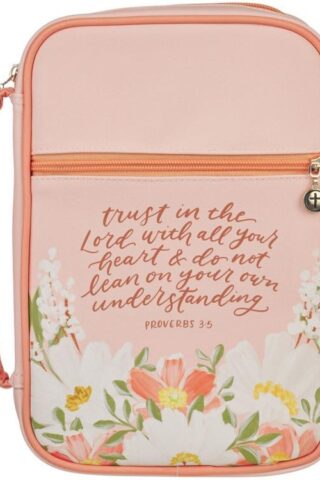 1220000721333 Premium Vegan Leather Inspirational Bible Cover for Women: Trust in the Lord Enc