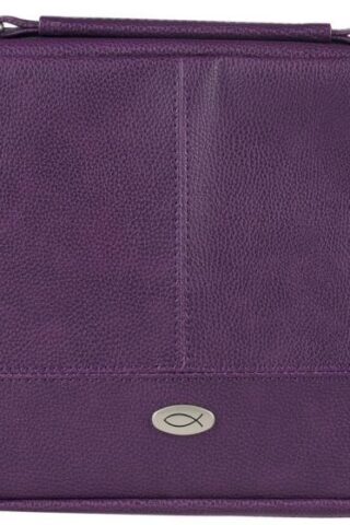 1220000721500 Inspirational Vegan Leather Two-fold Organizer Bible Cover for Women