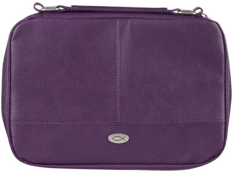 1220000721562 Inspirational Vegan Leather Two-fold Organizer Bible Cover for Women