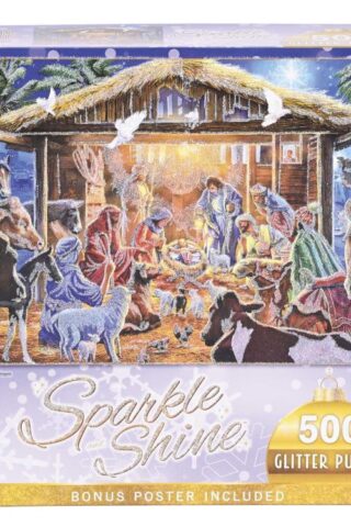 705988321641 Star Of Bethlehem 500 Piece Glitter (Puzzle)