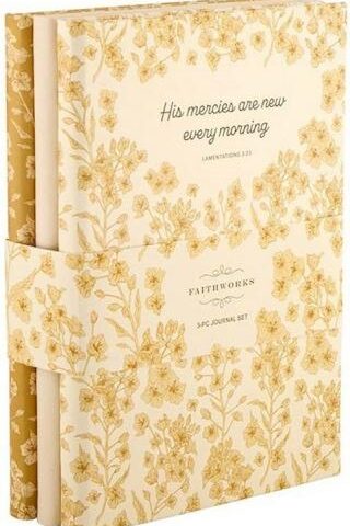0195002554047 His Mercies 3 Piece Journal Set