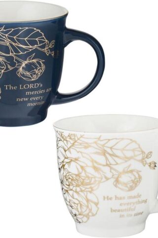 1220000135444 Ceramic Coffee/Tea Mug Set for Women | A Beautiful Morning Ecclesiastes/Lamentat