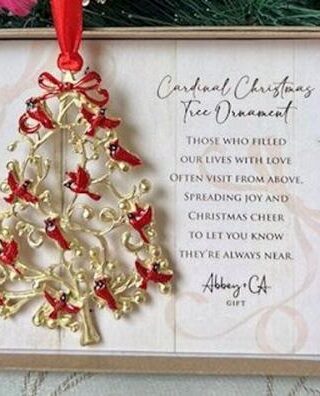 785525320504 Cardinal Christmas Tree Ornament