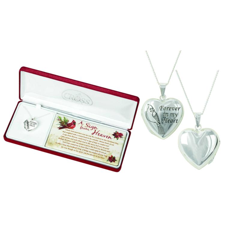 603799403399 Cardinal Heart Locket