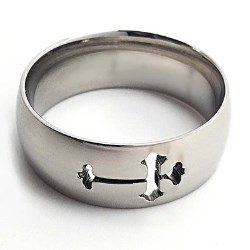 651263032422 Open Cross (Size 11 Ring)